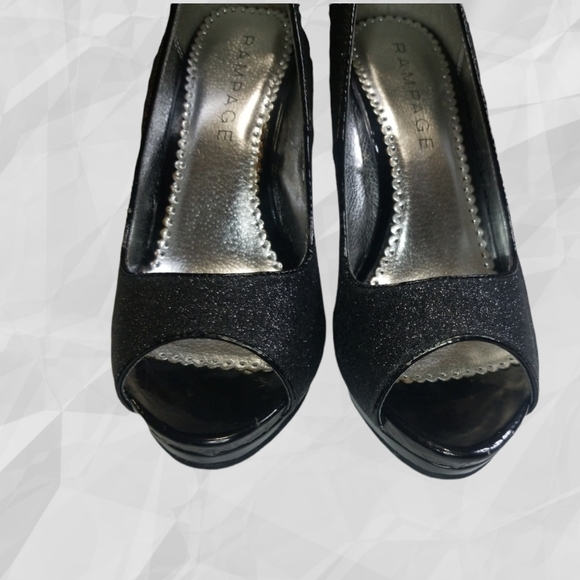 Rampage Peep Toe Heels 7.5 - Picture 5 of 10